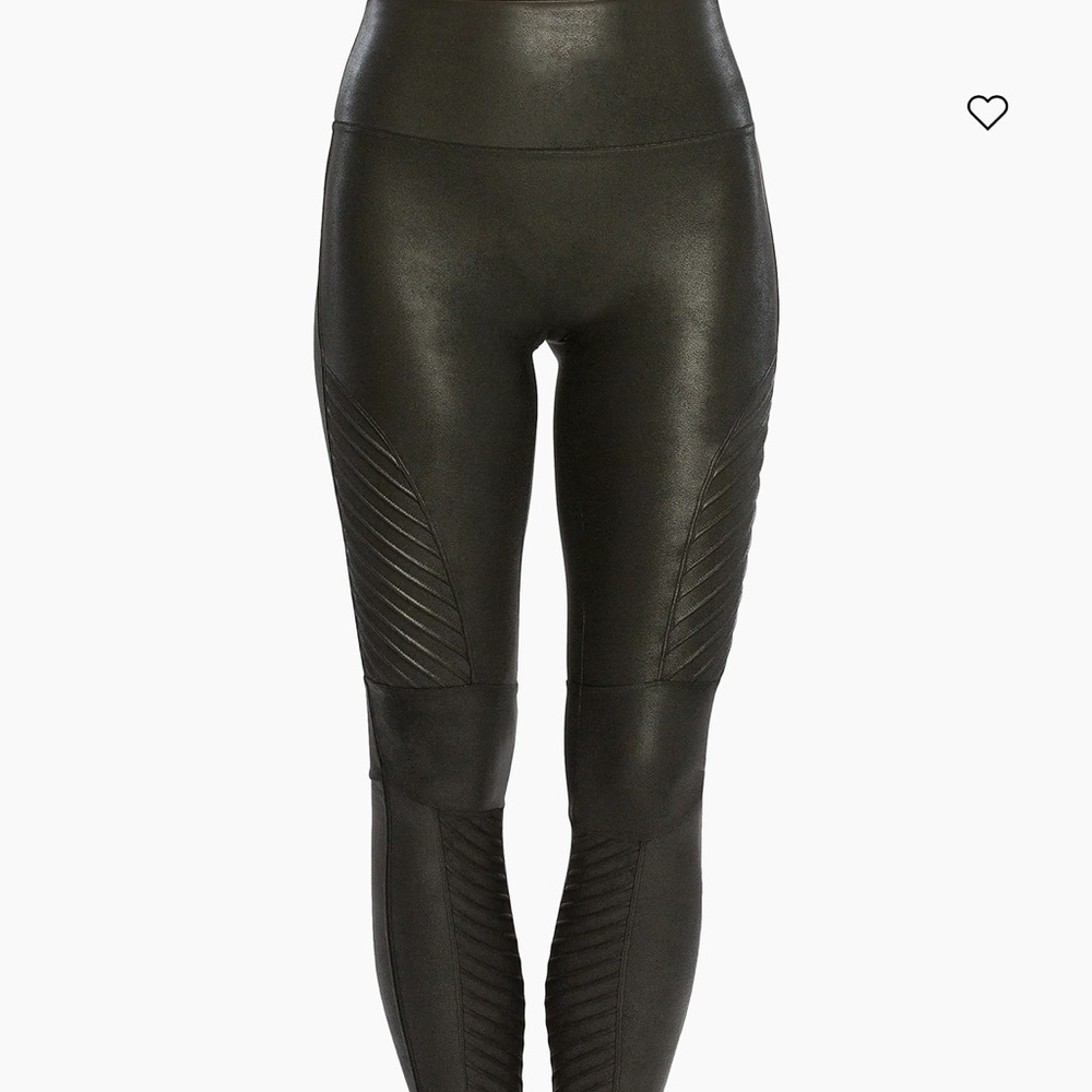 Black High-Waisted Spanx leggings